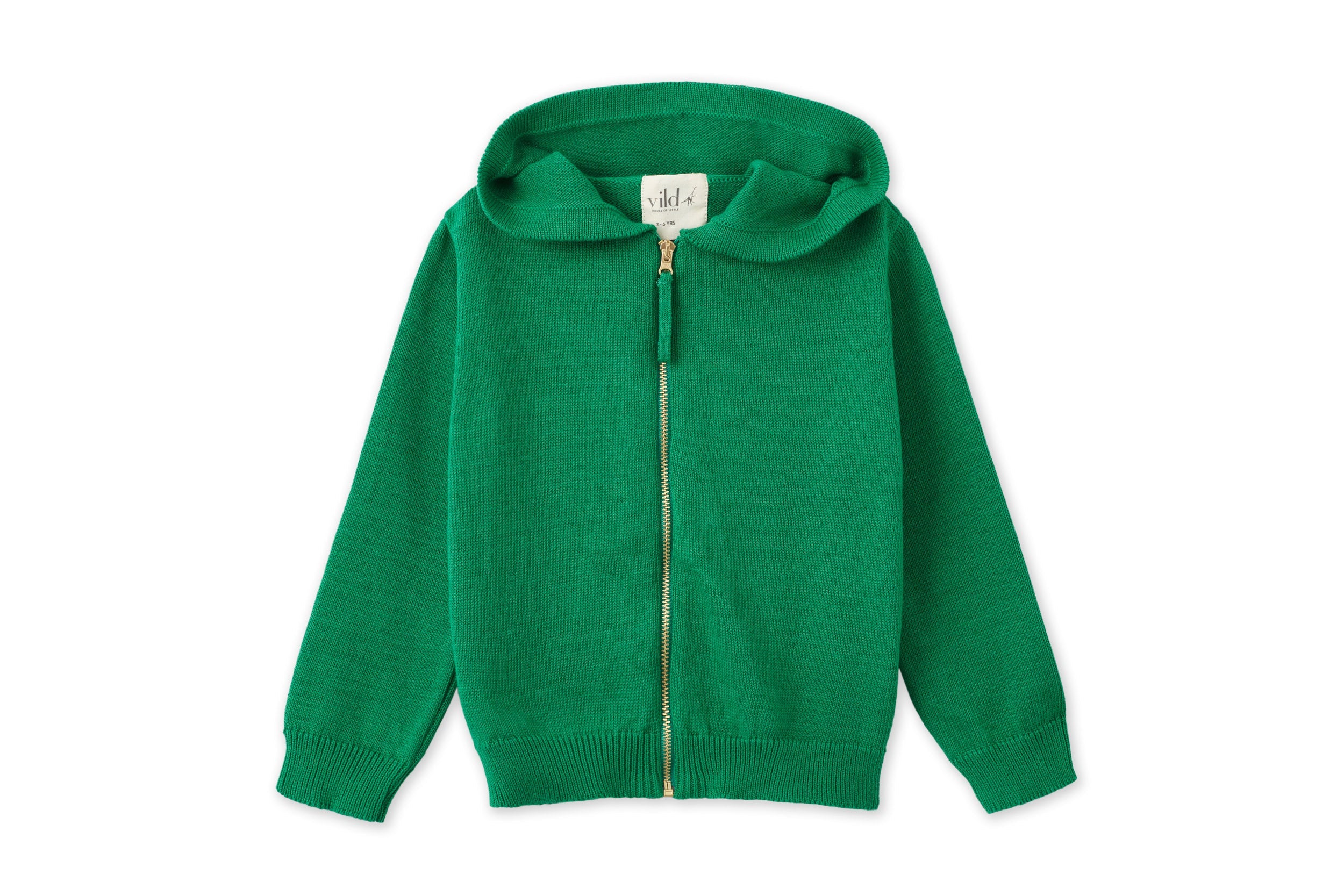 Organic Knit Cardigan | Beech Tree Green