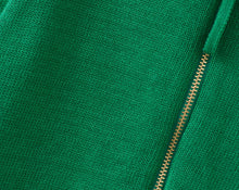 Organic Knit Cardigan | Beech Tree Green
