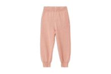 Organic Knit Joggers | Pink Rust - Mineral Dye