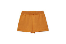 Organic Knit Shorts | Dark Ochre