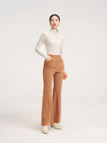Straight Leg Pants | Cream