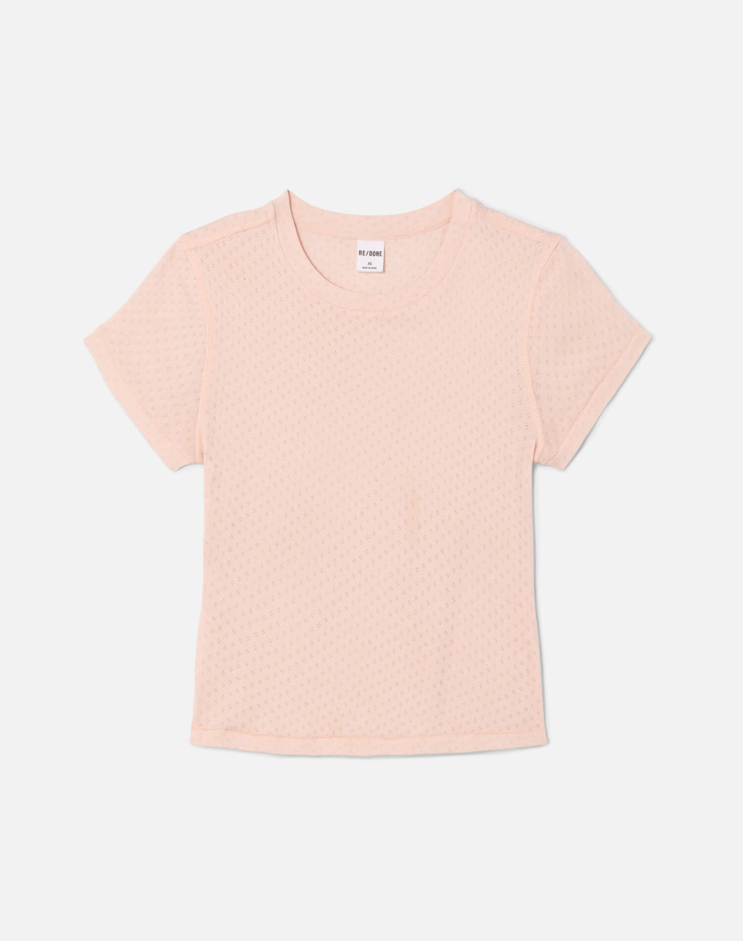 Womens | 90s Baby Tee | Pink Salt Honeycomb