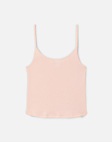 Womens | Jolie Tank | Pink Salt Honeycomb