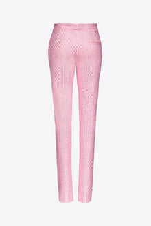 Crystal Embellished Tuxedo Pant | Candy Rose