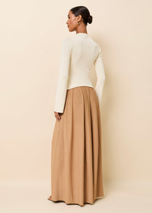 Soglio Dress Camel / Brule - Solid & Striped