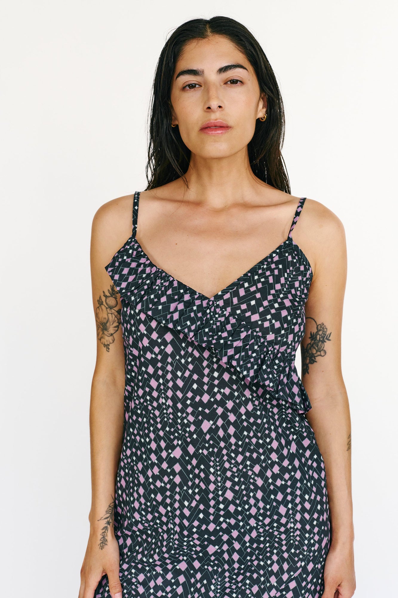 Geo Slip Dress | Print