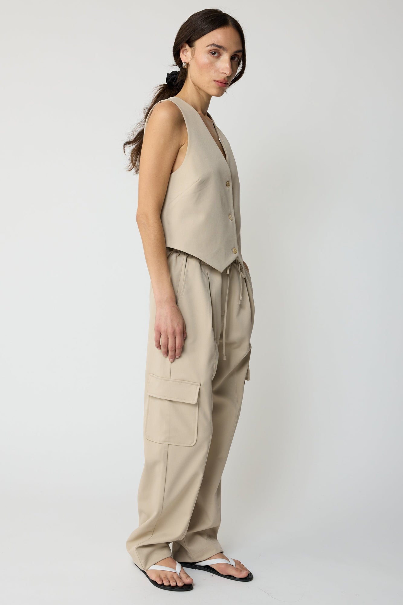 Tencel Vest - Almina Concept 