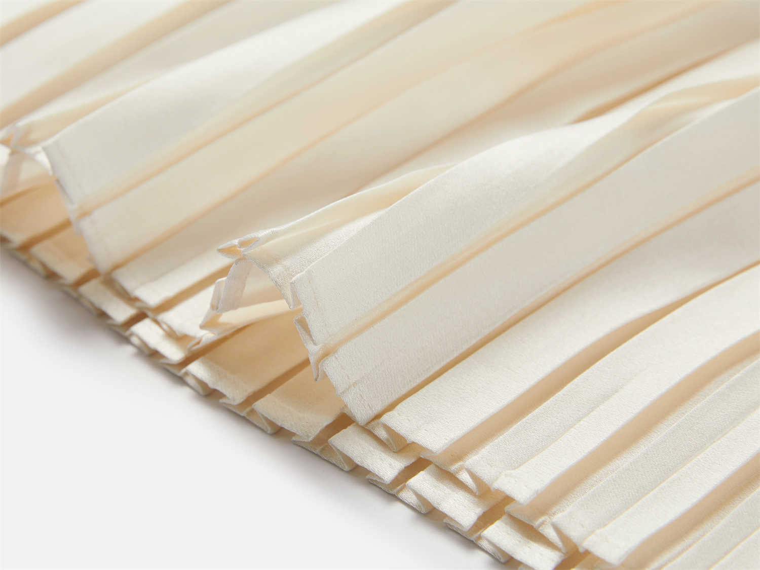 Pleated Dress | Beige