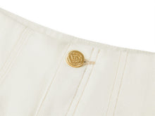 Tencel Cotton Straight-Leg Jeans | White