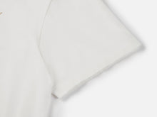 Cotton-Blend Tee | White