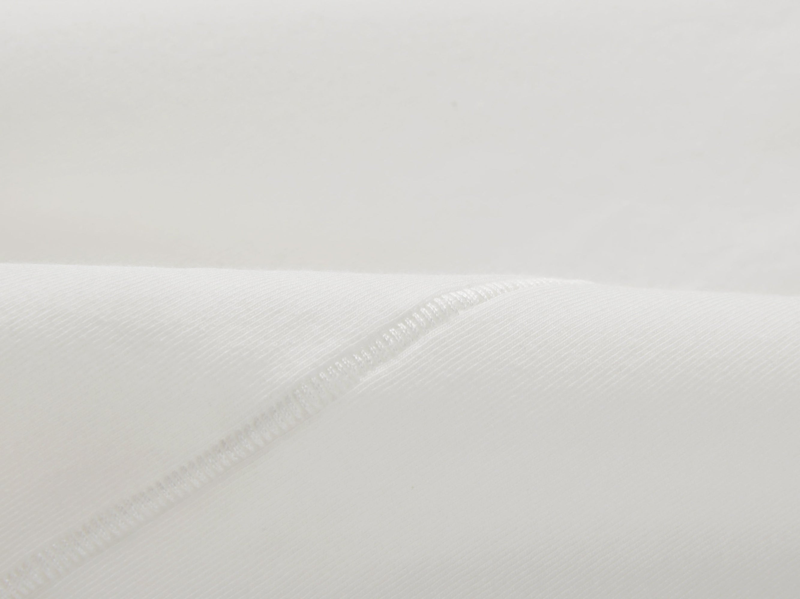 Cotton-Blend Tee | White