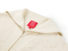 Wool Lapel Collar Cardigan | Beige
