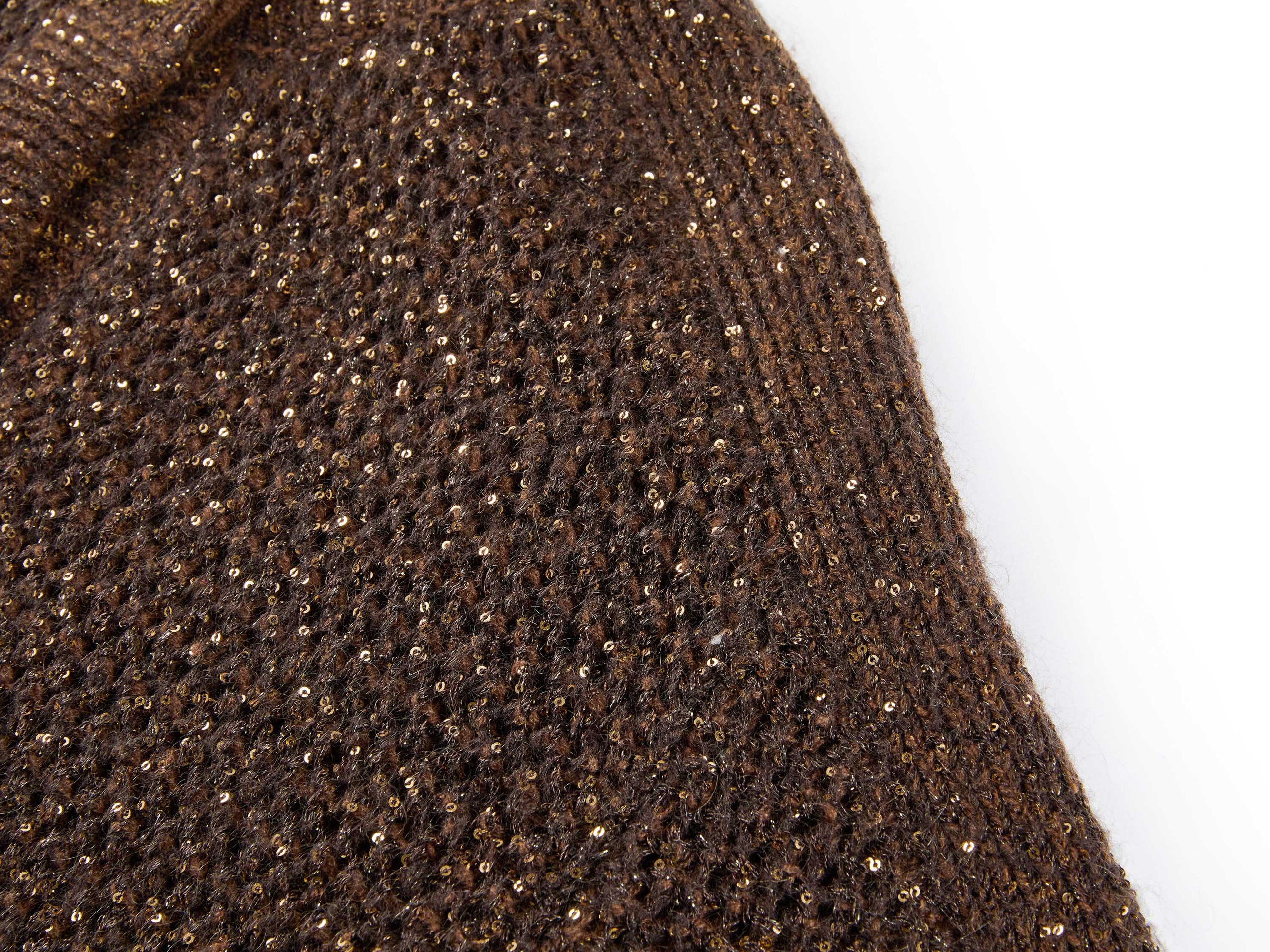 Wool Cardigan | Brown