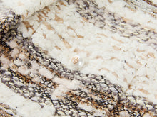 Striped Coat | Beige
