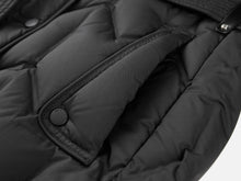 Quilted Long Coat | Black