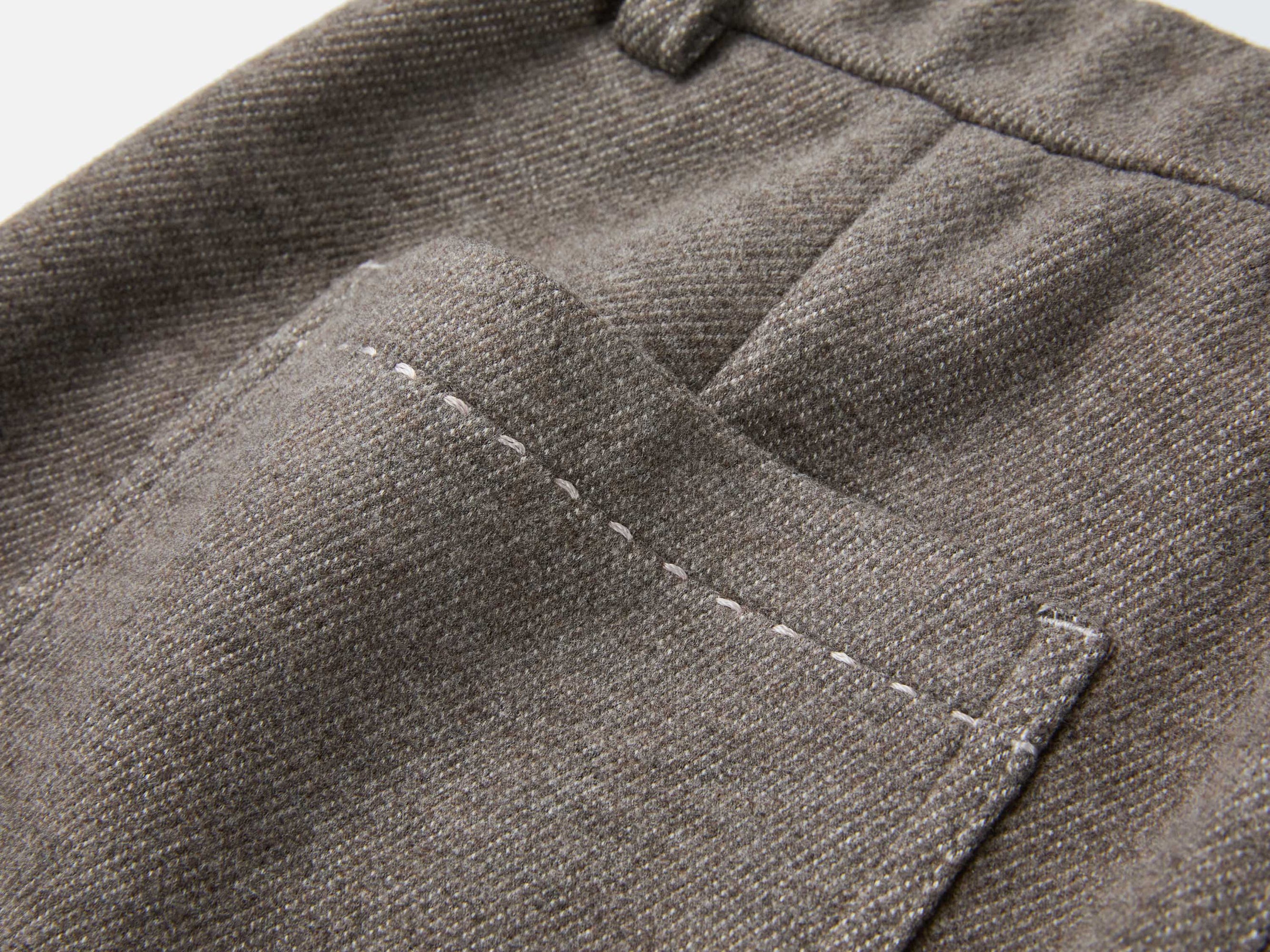 Wool Jeans | Green