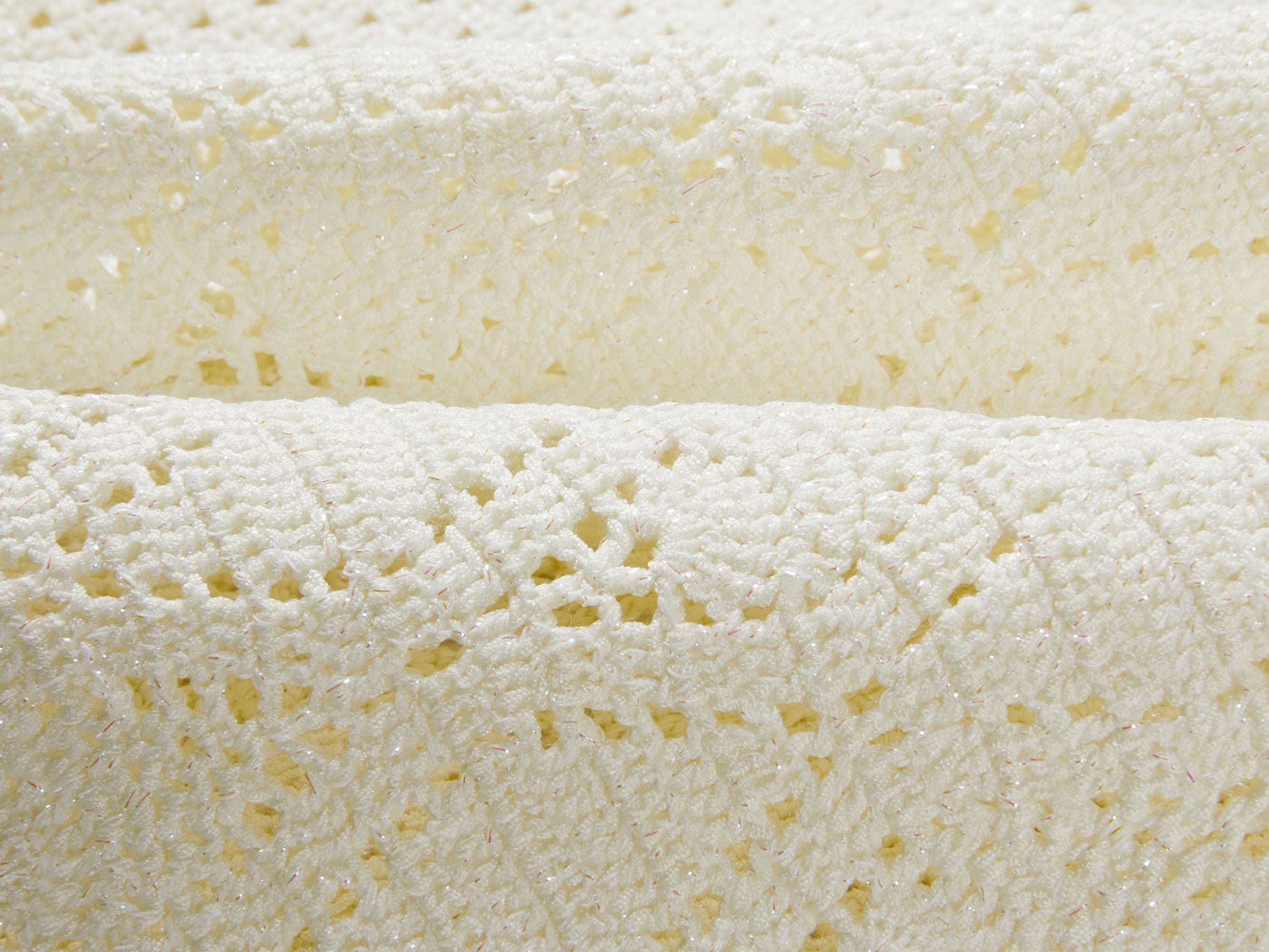 Textured Knit Top | White