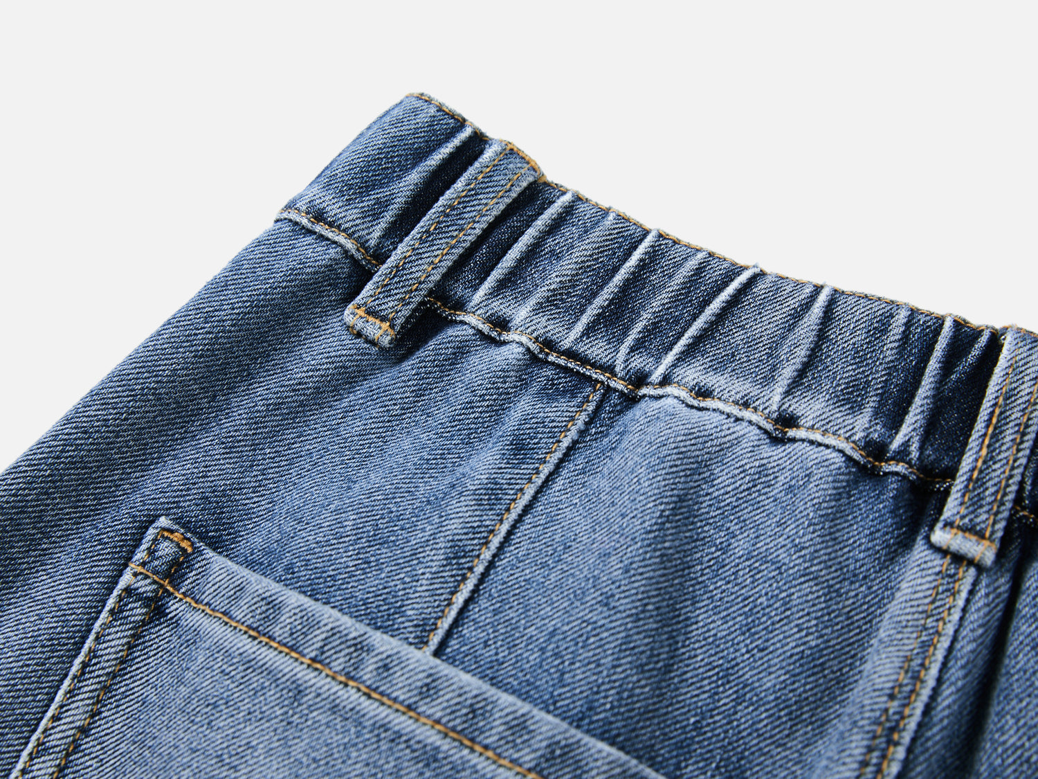 Four-way Stretch Rhinestone Jeans | Blue