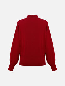Polo Sweater | Red