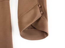 Silk Dress | Brown