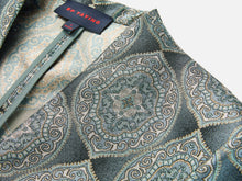 Silk Jacquard Blazer Jacket | Grey