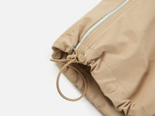 Straight-Cut Elastic Waist Sports Skirt | Khaki