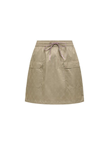 A-shape Midi Skirt | Green
