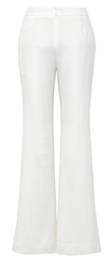 Straight Pants | White