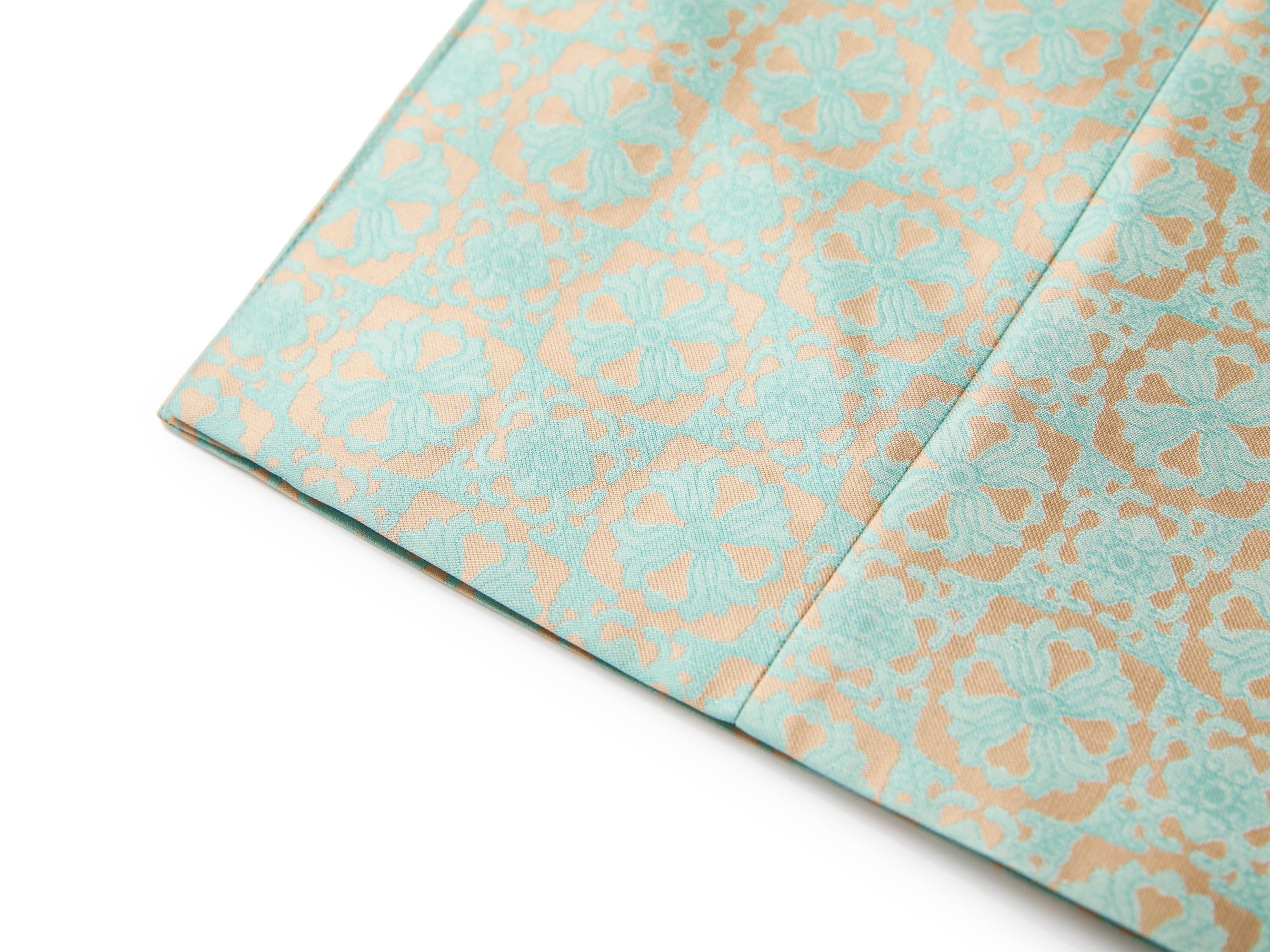 Floral Cheongsam Dress | Mint Green