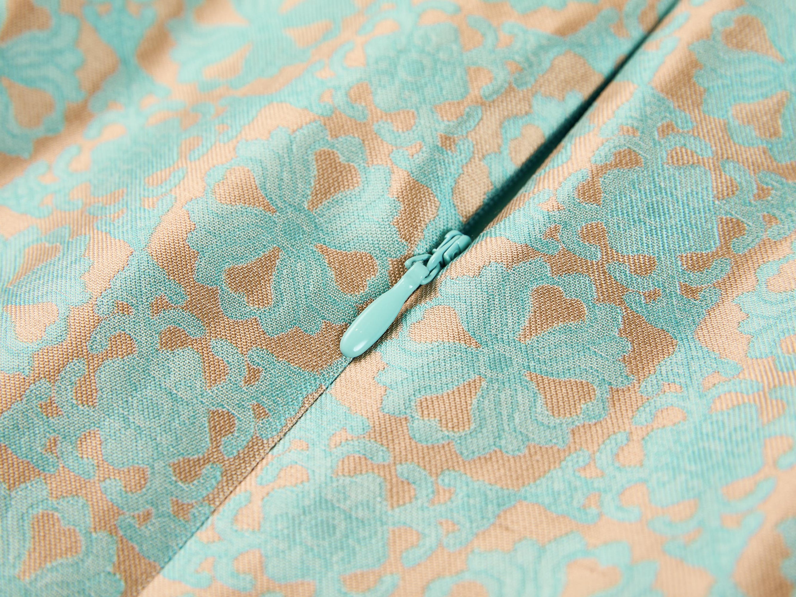 Floral Cheongsam Dress | Mint Green
