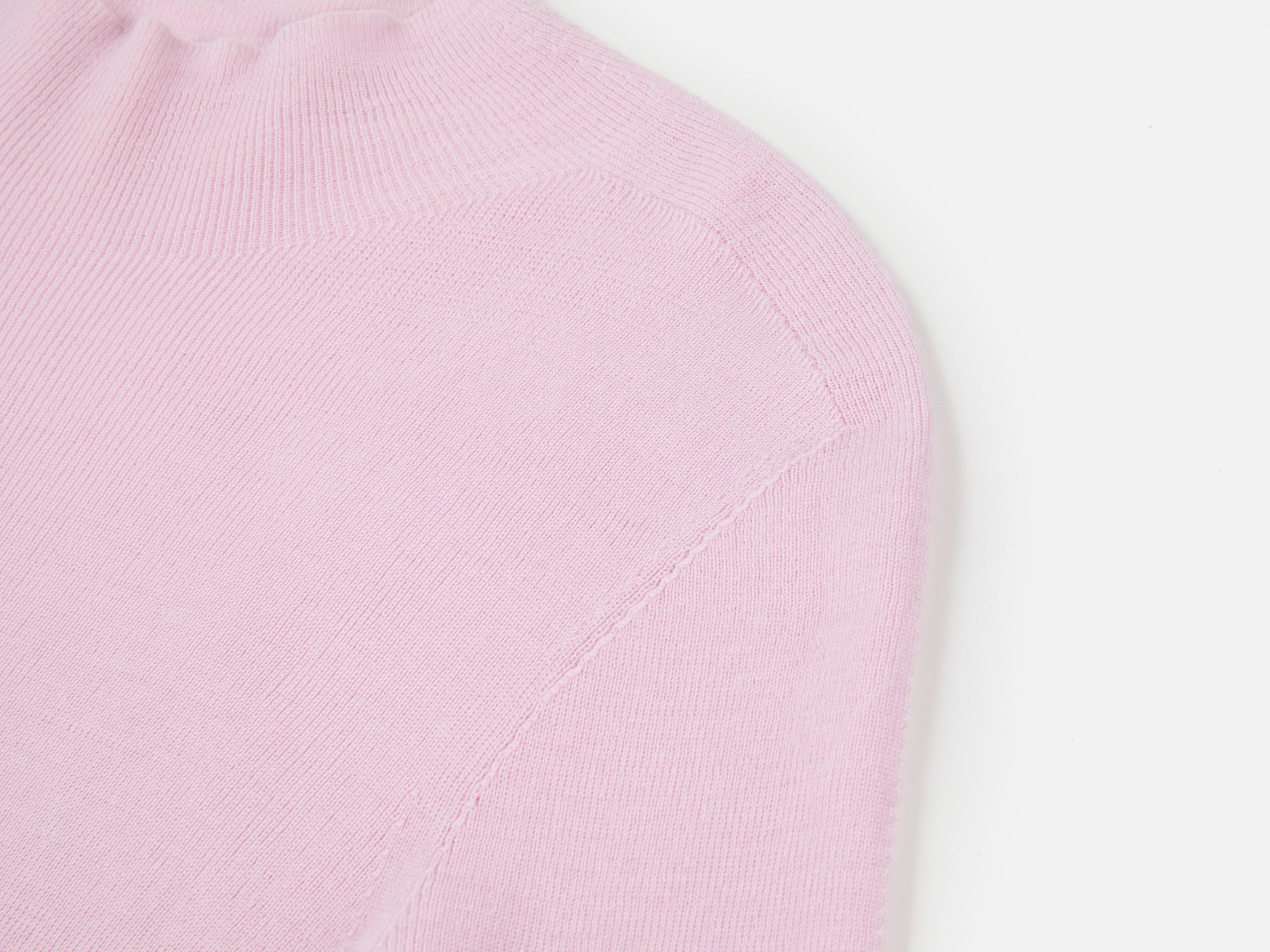 Wool Knit Top Sweater | Pink
