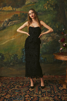 Sienna Skirt | Black Velvet Lace