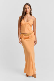 Juniper Maxi Skirt | Tangerine