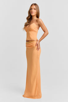 Juniper Maxi Skirt | Tangerine