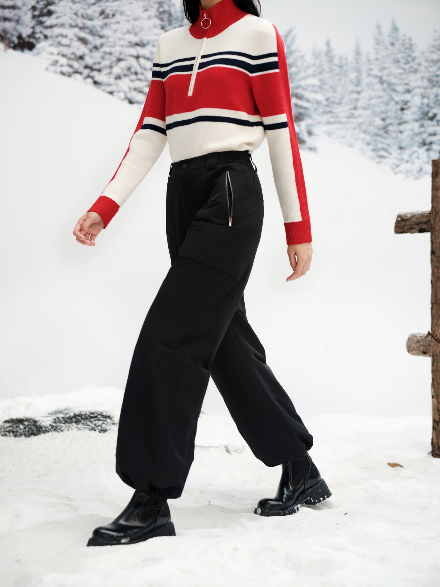 Lightweight Warm Fill Down Down Pants | Black