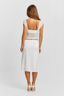 Anastasia Skirt | White