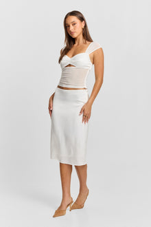 Anastasia Skirt | White
