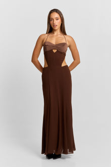 Scarlett Maxi Dress | Chocolate