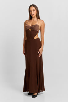 Scarlett Maxi Dress | Chocolate