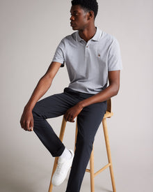 Men | Genay Slim Fit Smart Trs | Navy Red White