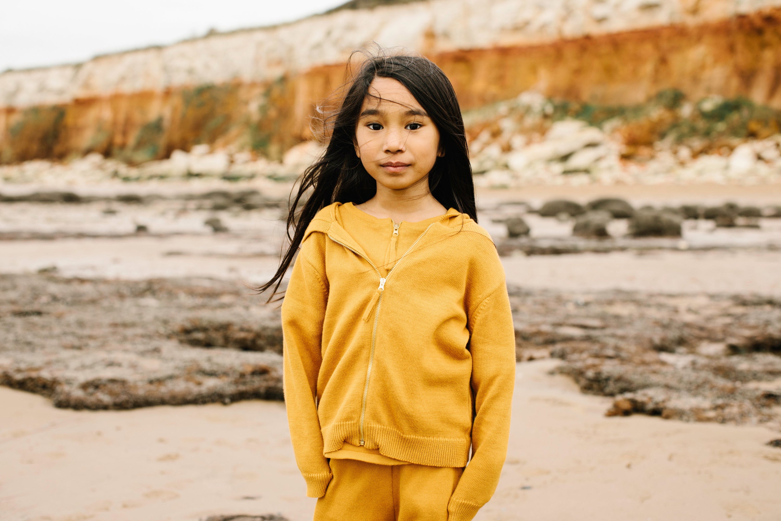 Organic Knit Cardigan | Ecru