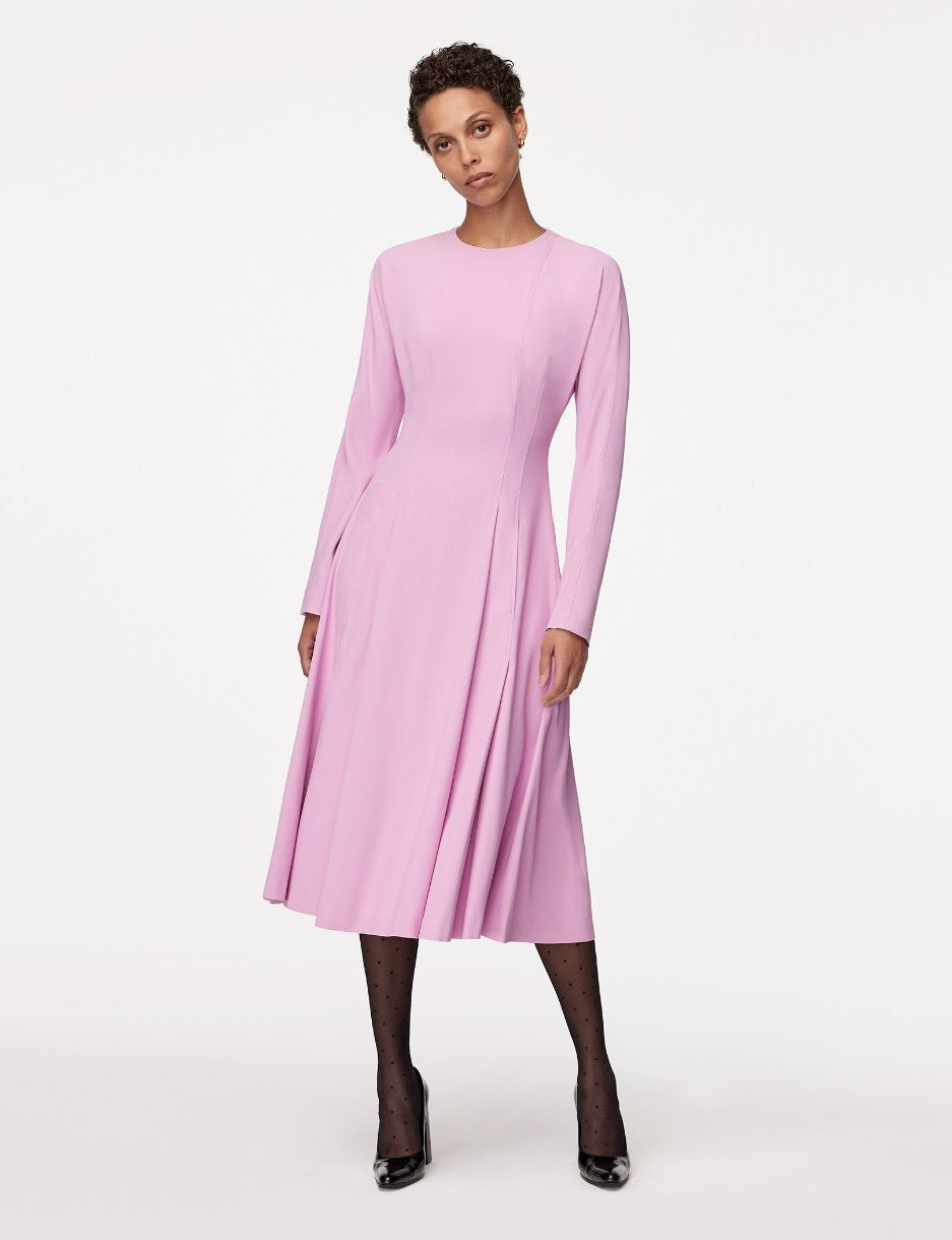 Another Tomorrow Dolman Sleeve Dress in Orchid – Viscose Women's Dress