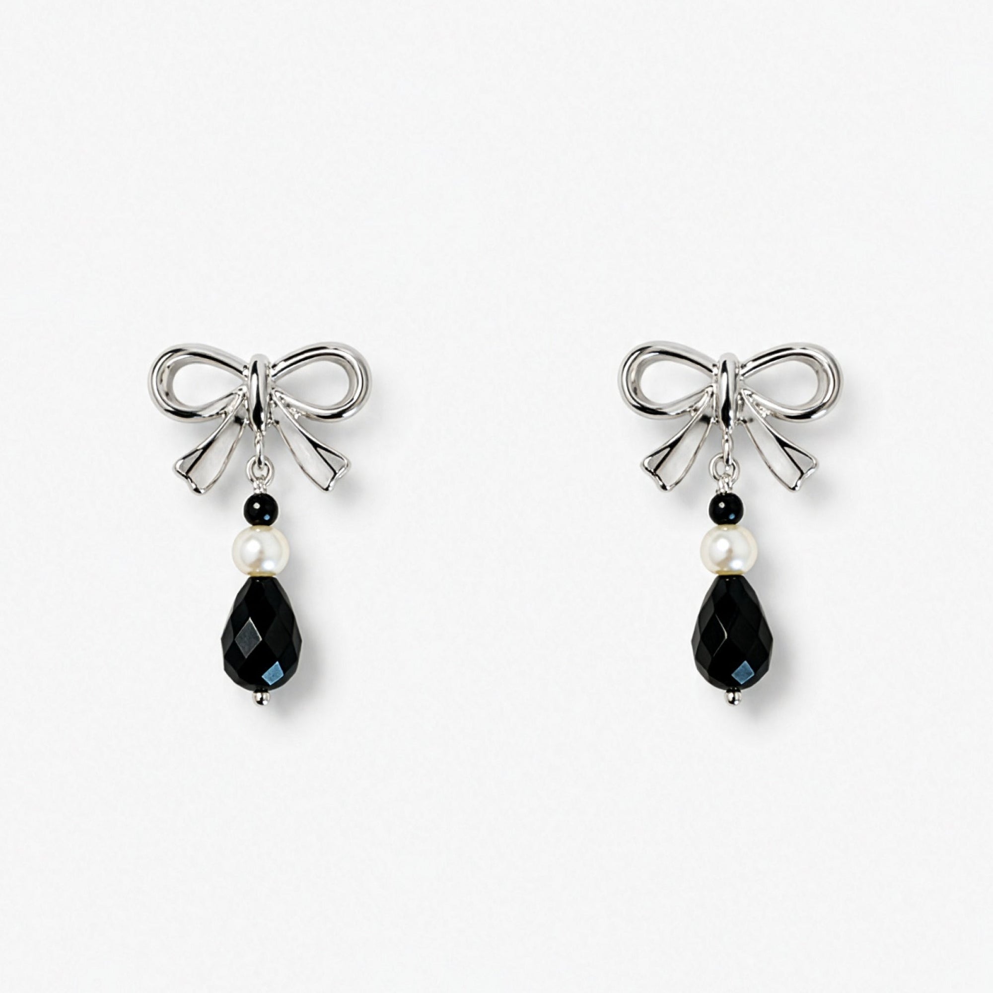Bow Earrings | Sterling Silver