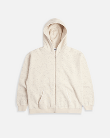 Fleece Zip Hoodie | Egret