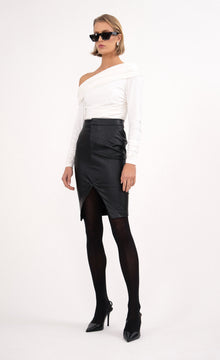 Leo Midi Skirt | Black