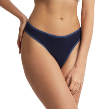 Movecalm Natural Rise Thong | Blackberry Crumble/Waterfall Blue