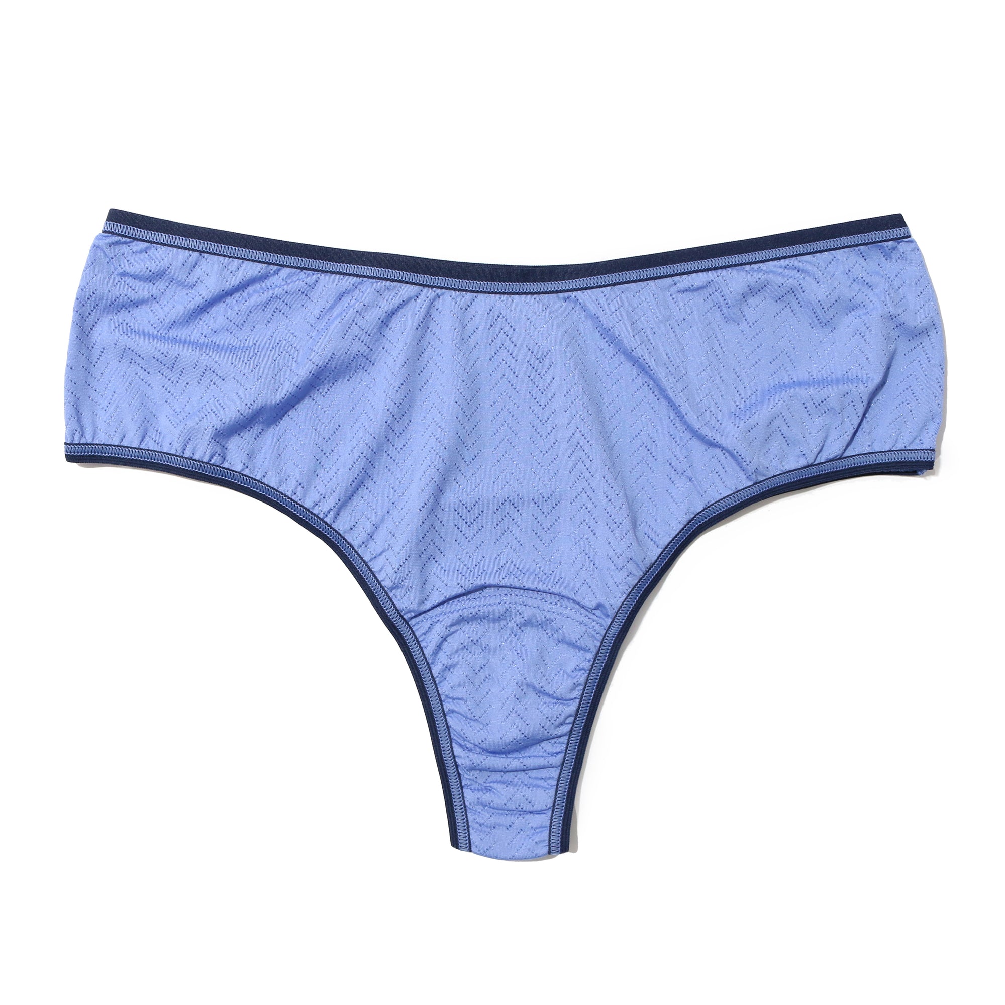 Movecalm Hi-Rise Thong | Cool Water/Bicoastal