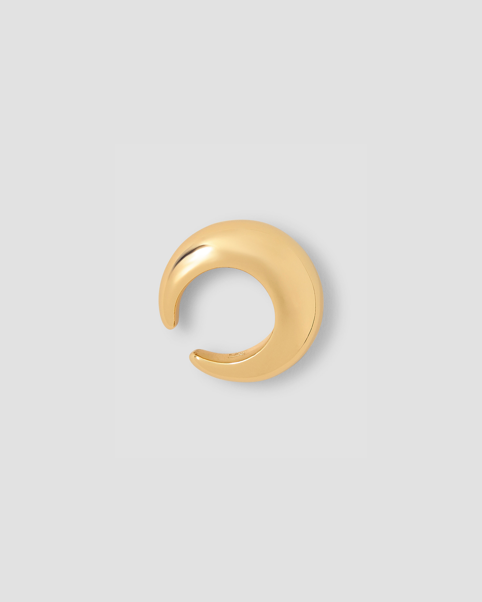 Dylan Ear Cuff earring - front view | womens gold earrings