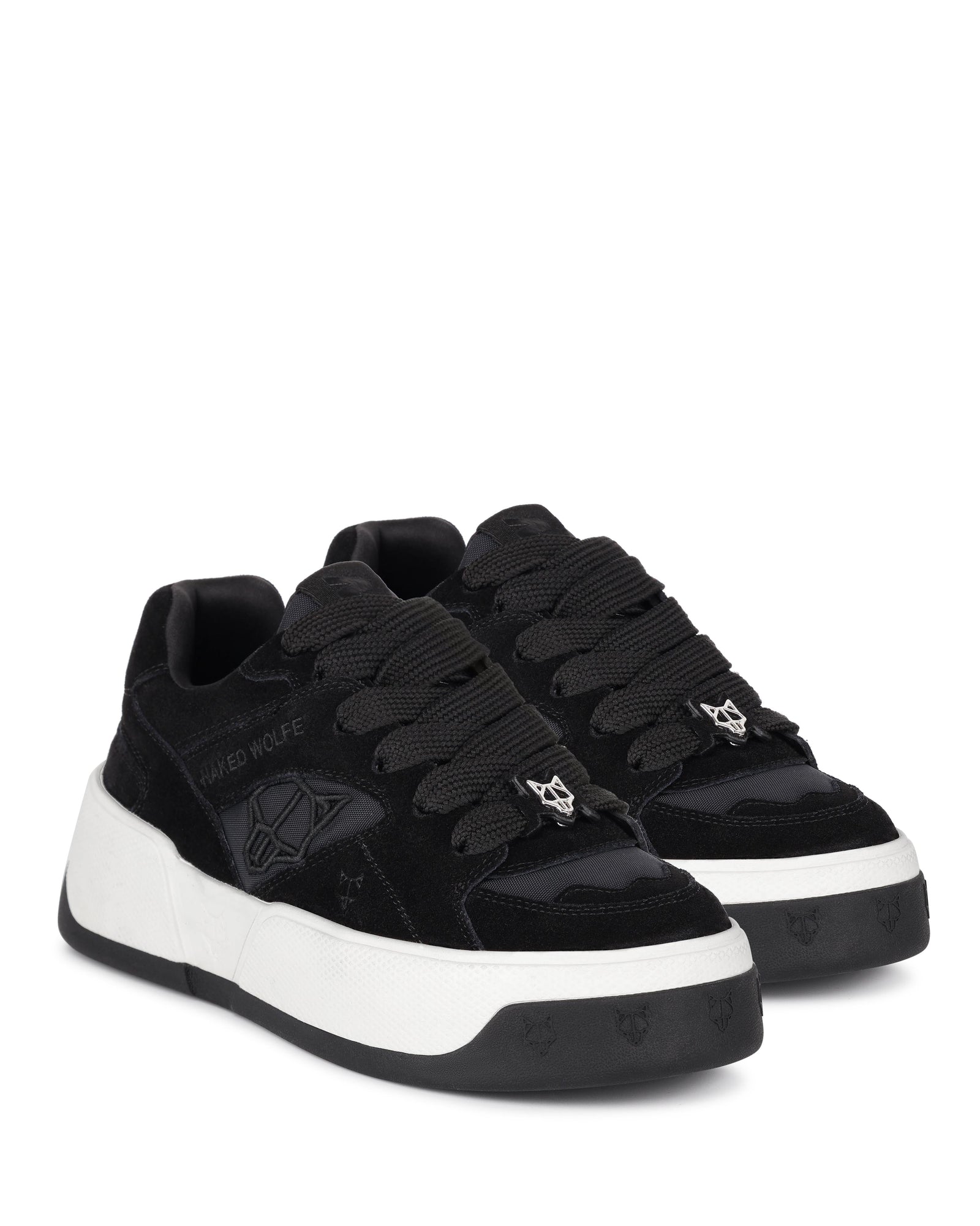 Womens | Crash Cow Suede Sneaker | Black