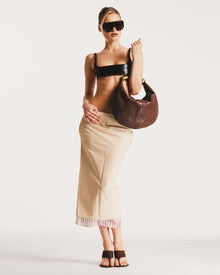 Womens | Mercer Suede Heel | Brown